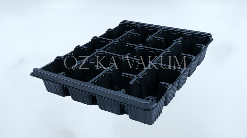 7X7X8 Kare Saksı Taşıma Viyolü (20 Göz)